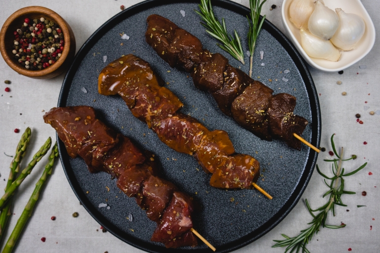 Brochette de boeuf tex-mex, sans légumes *