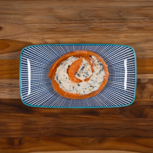Roulade saumon (Épinard / fromage cottage) *